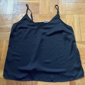A New Day Silky Camisole - Black